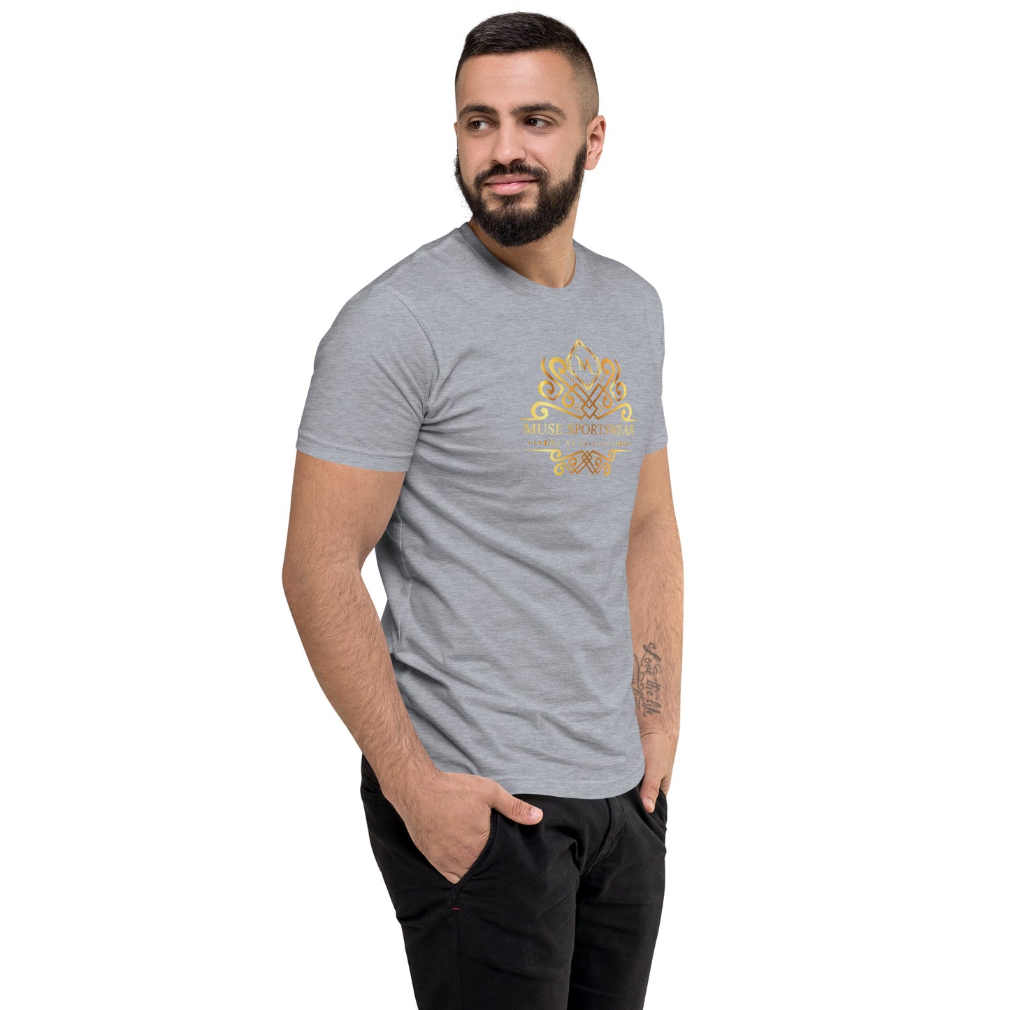 Men Royal Short Sleeve T-shirt