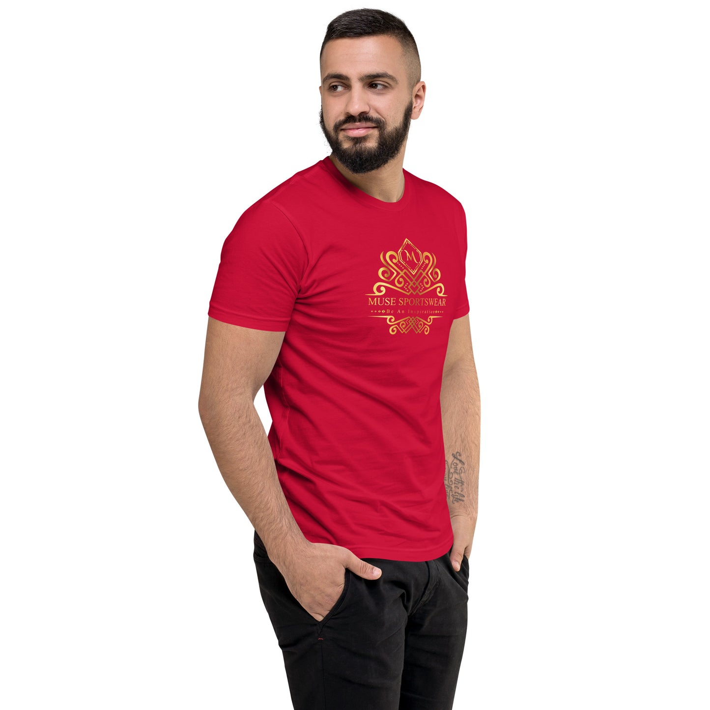 Men Royal Short Sleeve T-shirt